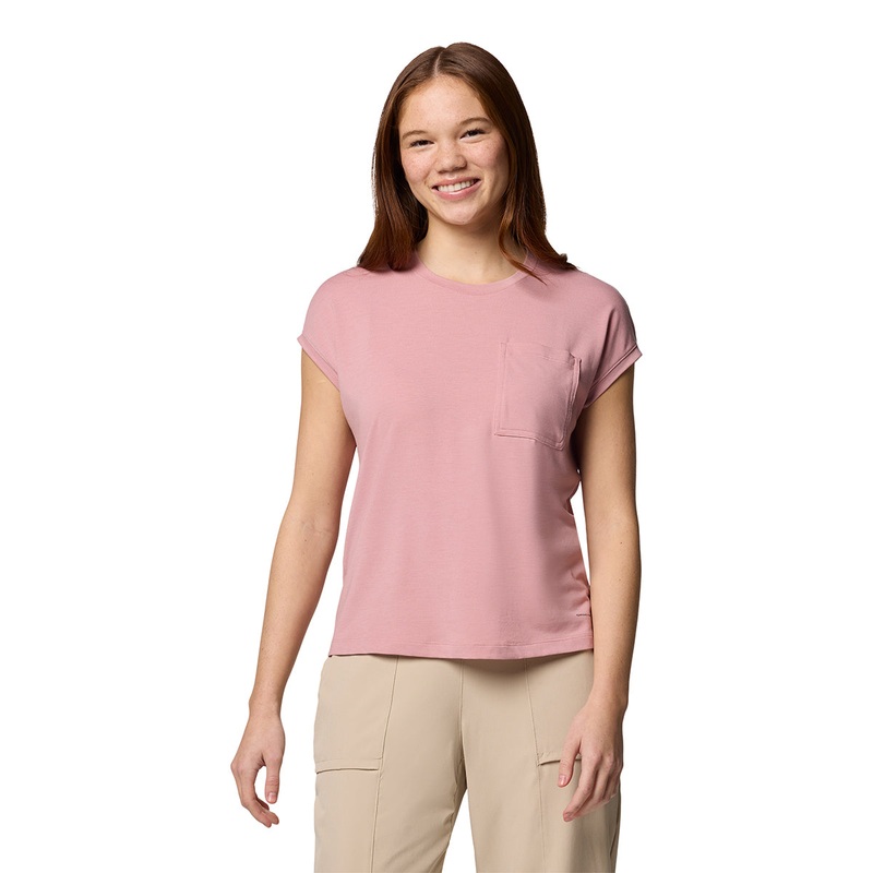 Boundless Trek Short Sleeve Tee - Eraser Pink