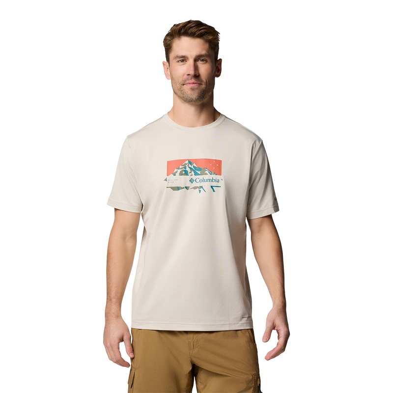 Ice Lake II SS Tee - Dark Stone