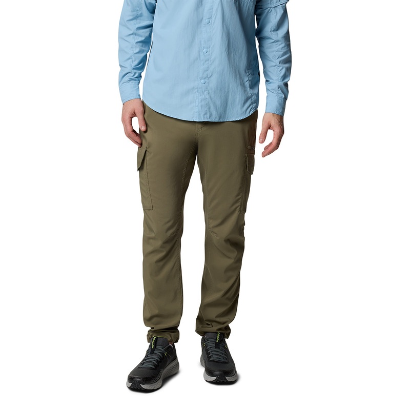 Skien Valley Cargo Pant - Stone Green - Regular Leg
