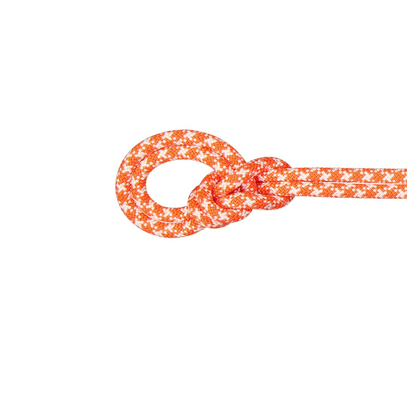 9.5 Crag Classic Rope 60m - Vibrant Orange/ White