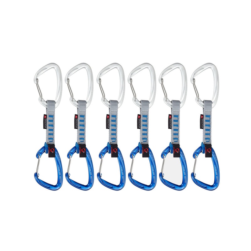 Crag Wire 10 cm Indicator 6-Pack Quickdraws