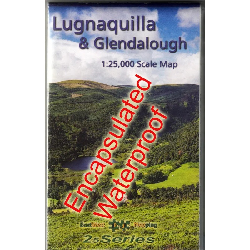 Waterproof Lugnaquilla & Glendalough 1:25k Map