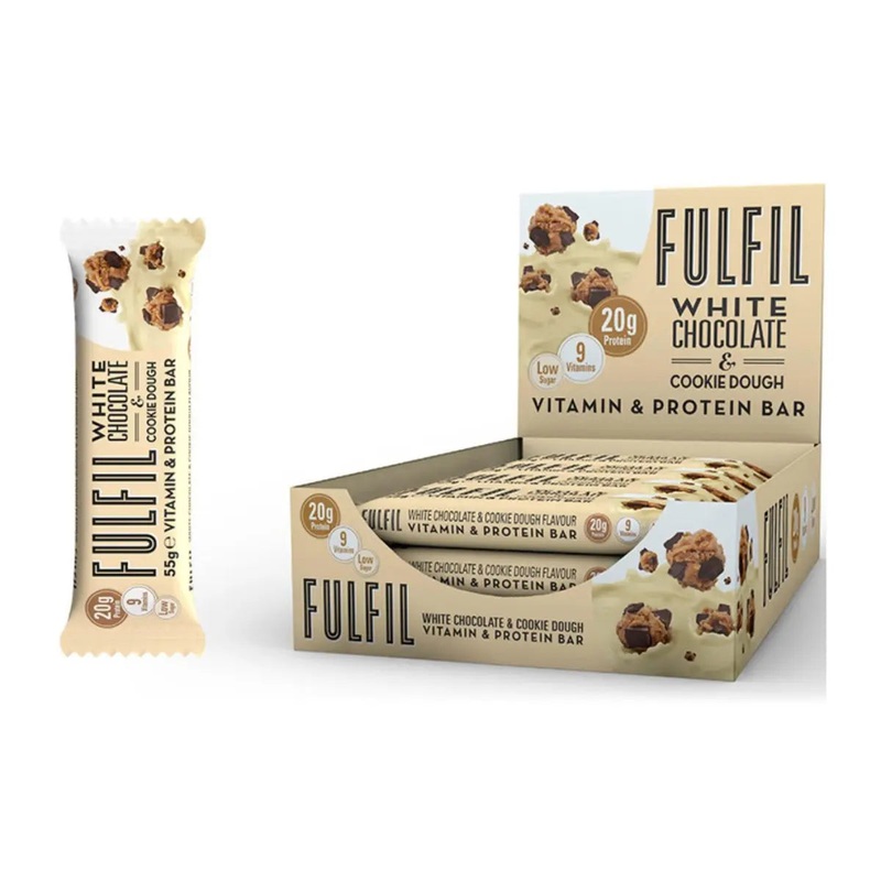 White Chocolate And Cookie Dough Bar