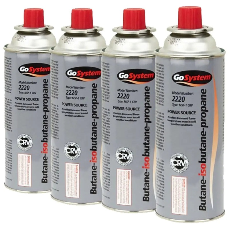 Bayonet Butane Gas Canister 227g - 4 Pack