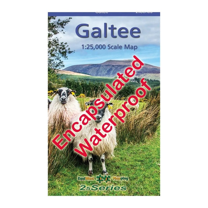 Waterproof Galtee 1:25k Map