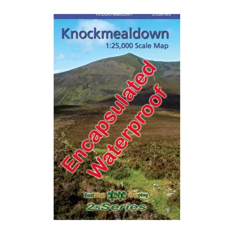 Waterproof Knockmealdown 1:25k Map