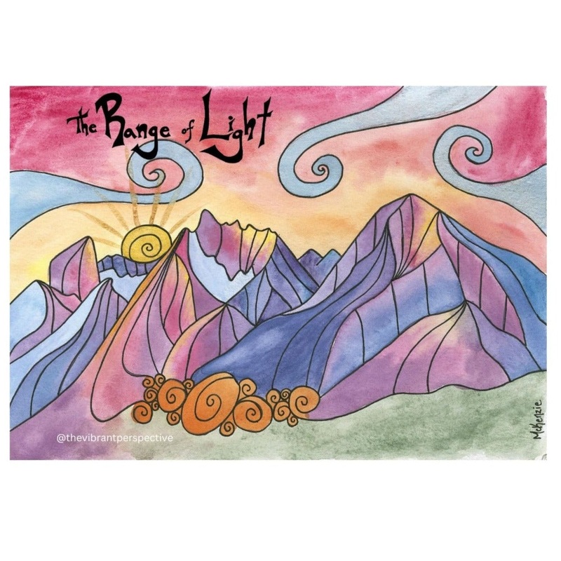 Bishop California - The Range of Light Sticker