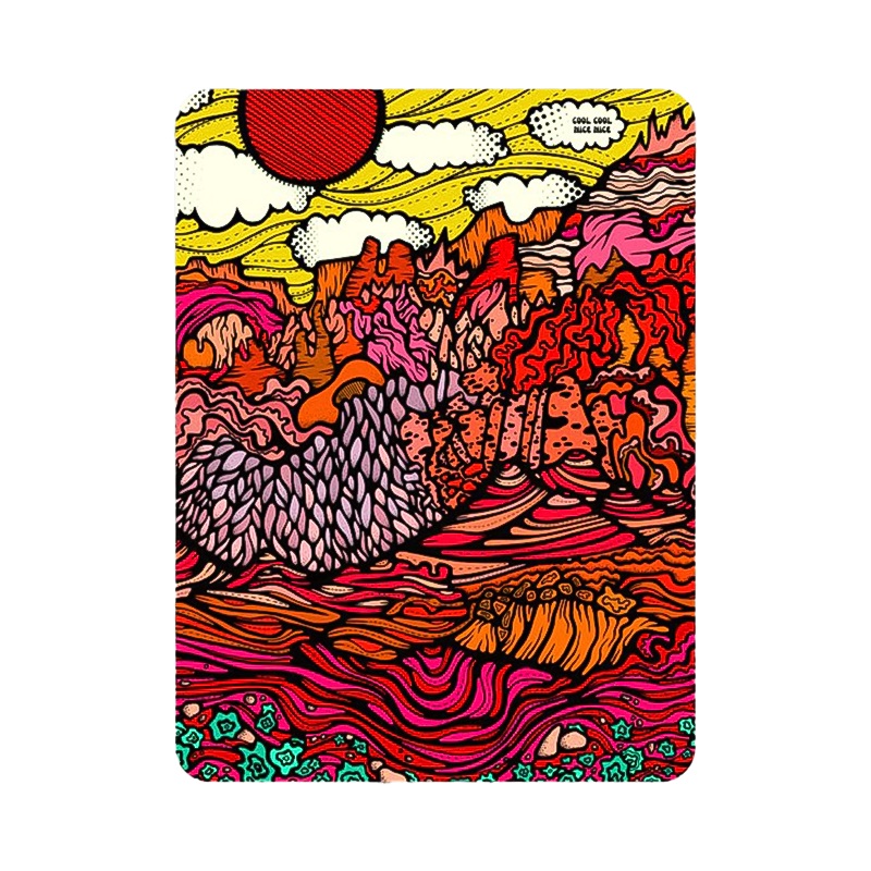 Cool Cool Nice Nice Land of Fire Sticker
