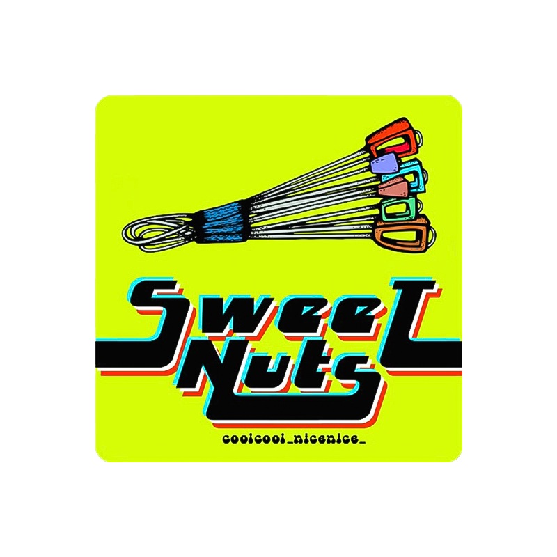 Cool Cool Nice Nice Sweet Nuts Sticker