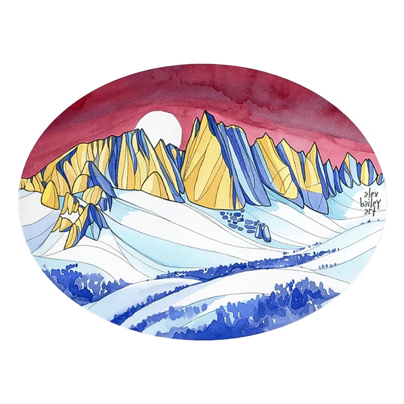 The Minarets Sticker