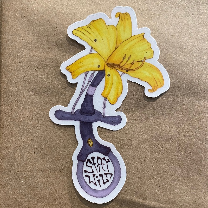 Cam Flowers Sticker