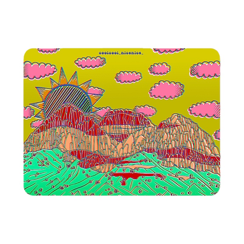 Cool Cool Nice Nice Red Desert Sticker