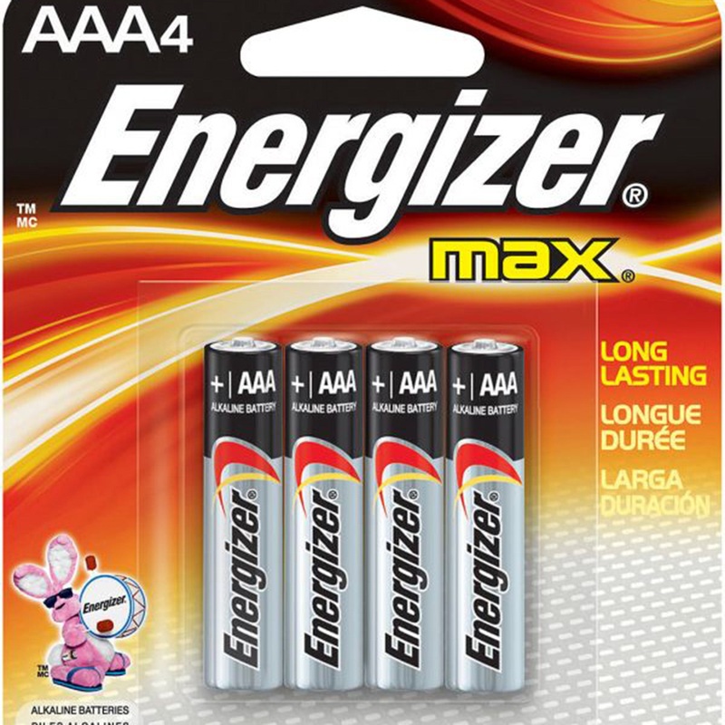 Energizer AAA Batteries (4-Pack)