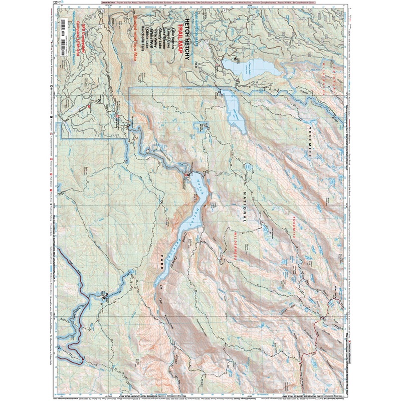 Tom Harrison Hetch Hetchy Map