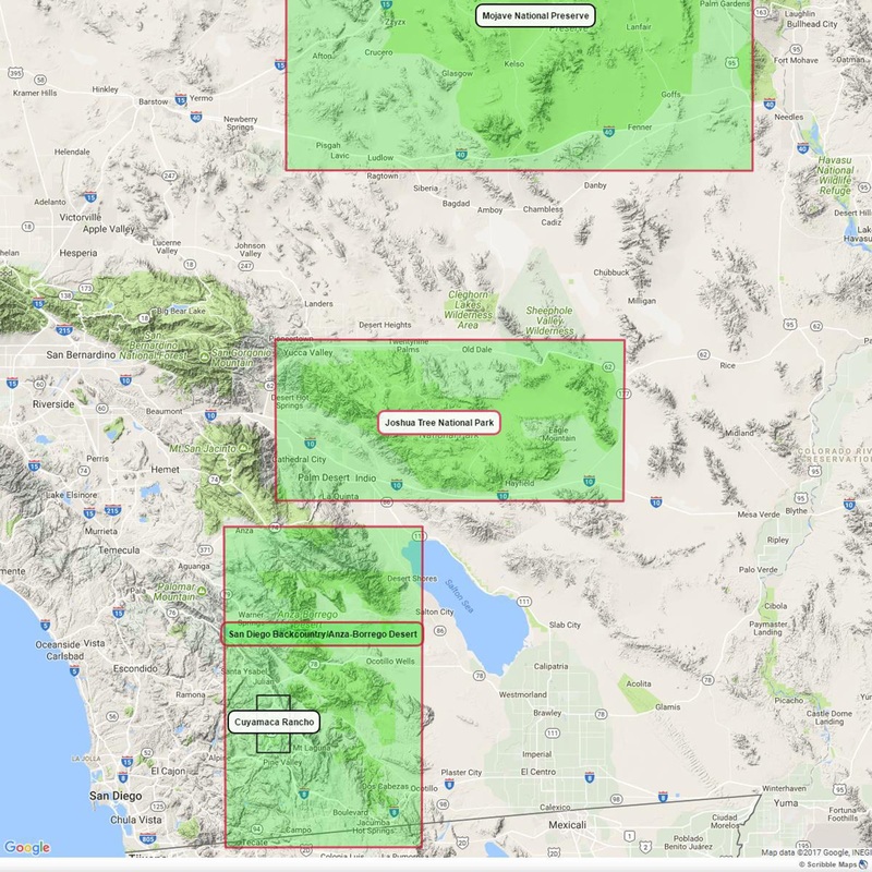 Tom Harrison Joshua Tree National Park Map