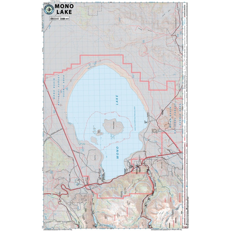 Tom Harrison Mono Lake Map