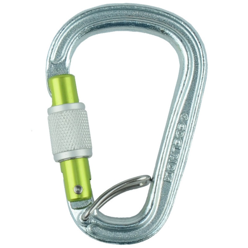 Edelrid HMS Bruce Steel FG Locking Carabiner