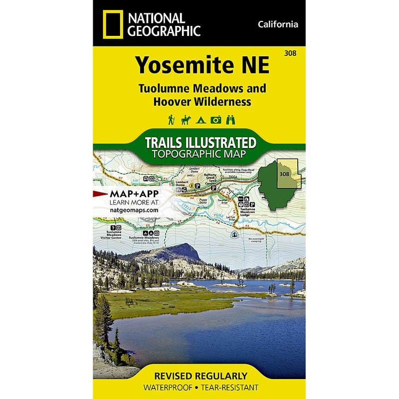 National Geographic Maps: Yosemite NE: Tuolumne Meadows and Hoover Wilderness