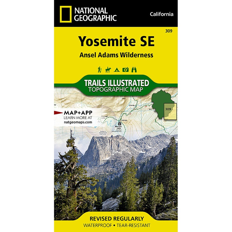 National Geographic Maps: Yosemite SE: Ansel Adams Wilderness Map