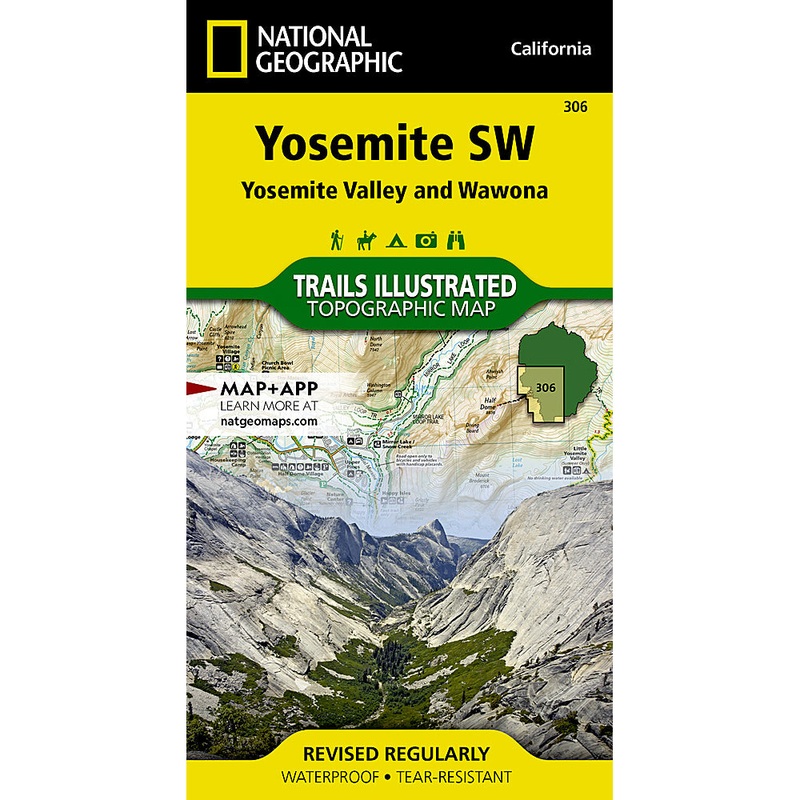 National Geographic Maps: Yosemite SW: Yosemite Valley and Wawona Map