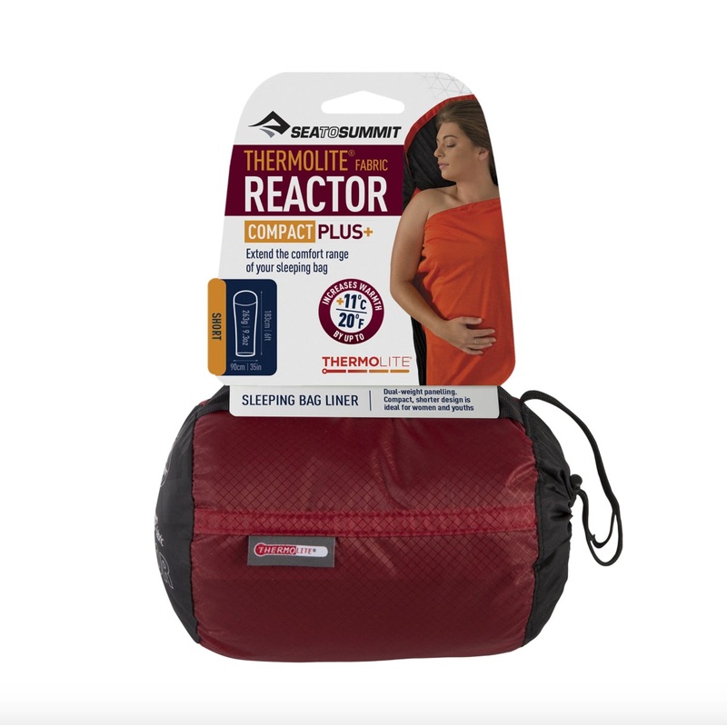 Sea To Summit Thermolite Reactor and Reactor Compact Plus Liners (Adds up to 20F)
