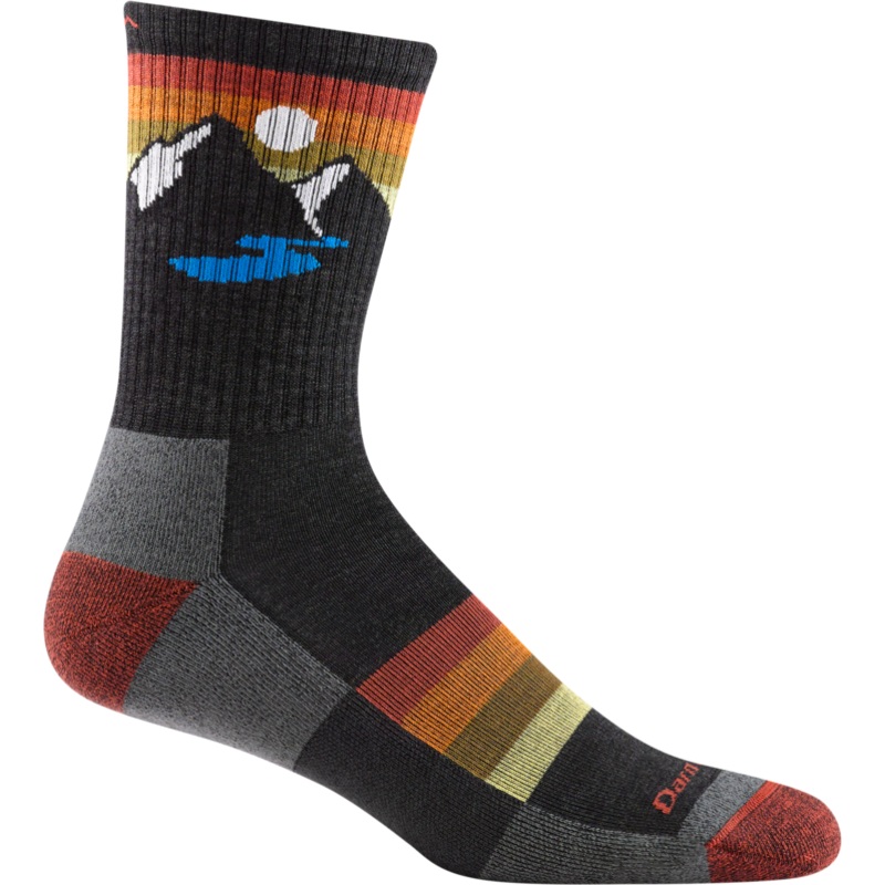 Darn Tough Men's Sunset Ridge Micro Crew Lightweight Hiking Sock