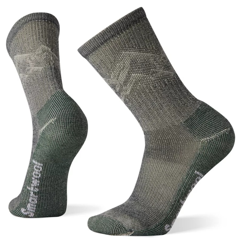 Smartwool Hike Classic Edition Light Cushion Mountain Pattern Crew Socks
