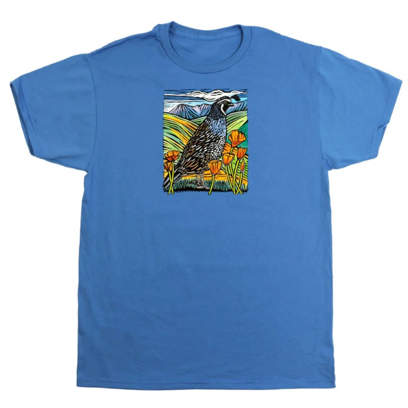 California Quail Tee Shirt