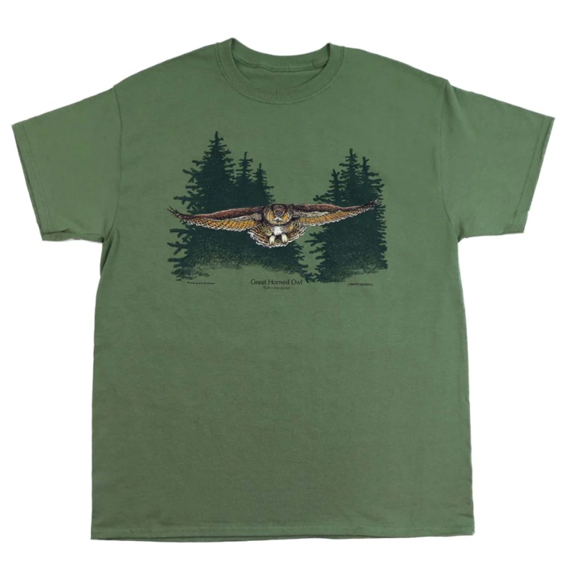 Owl In Flight Tee Shirt