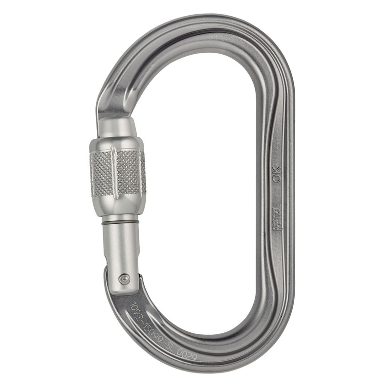 Petzl Ok Oval Screwgate Locking Carabiner