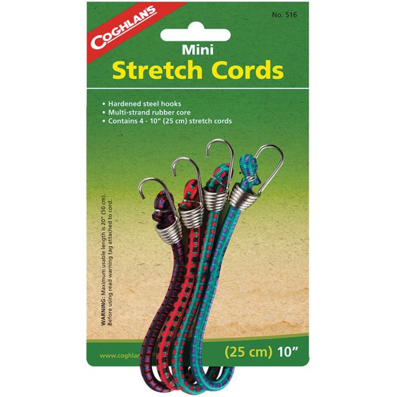 Coghlan's Mini Stretch Cords (4 Pack)