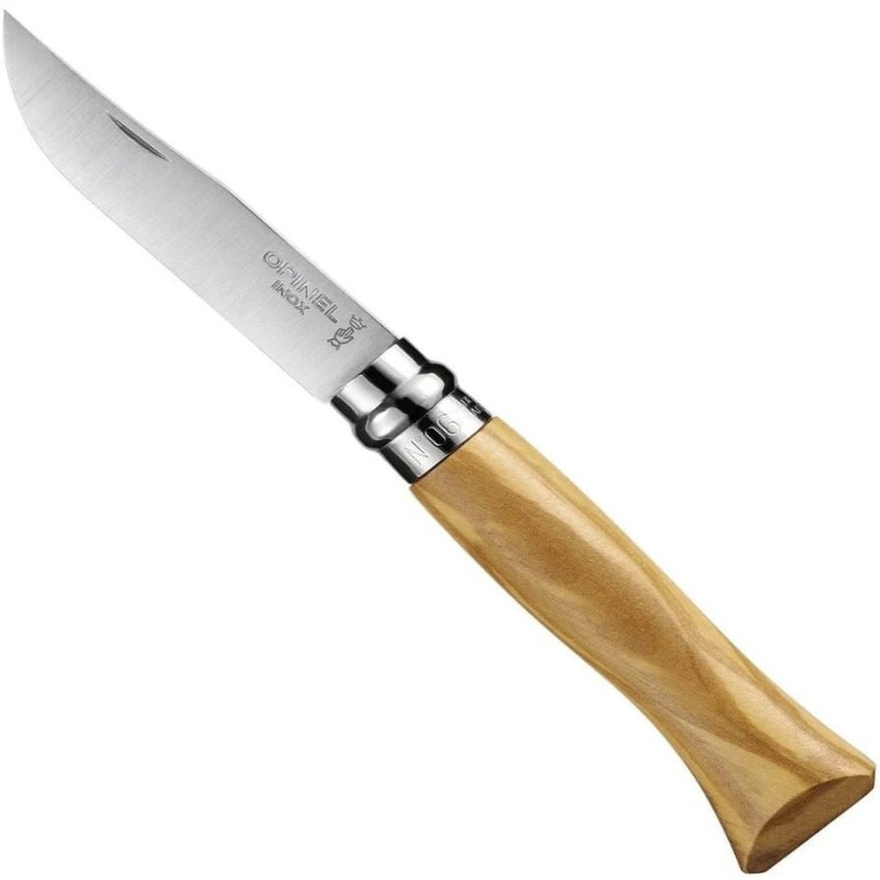 Opinel No.06 Olive Wood Handle Pocket Knife
