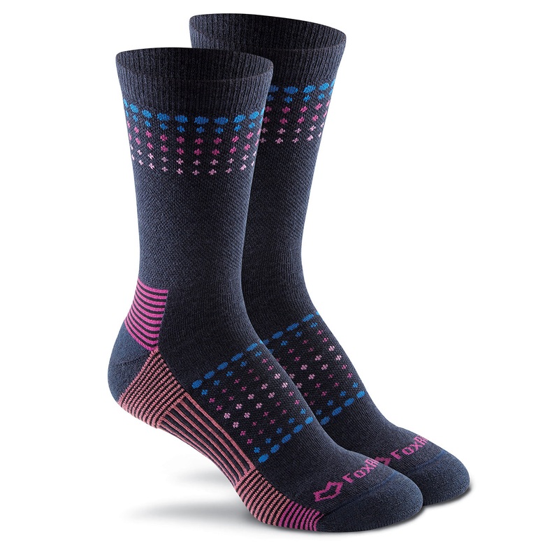 Ombre Sunrise Mid Wt Crew Navy Wmn