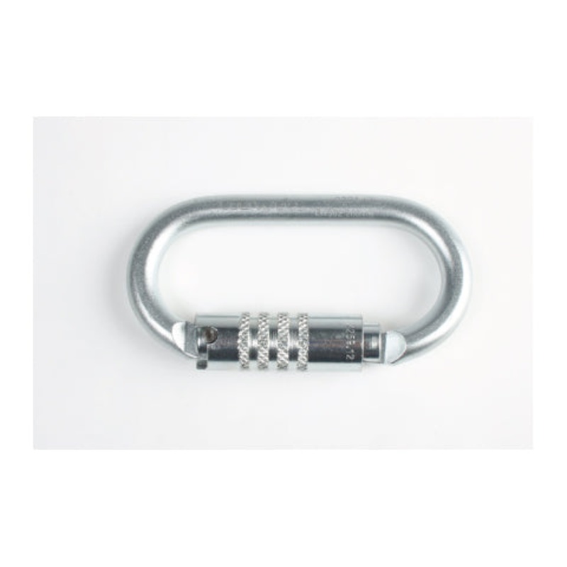 Steel Oval Triple Action Carabiner