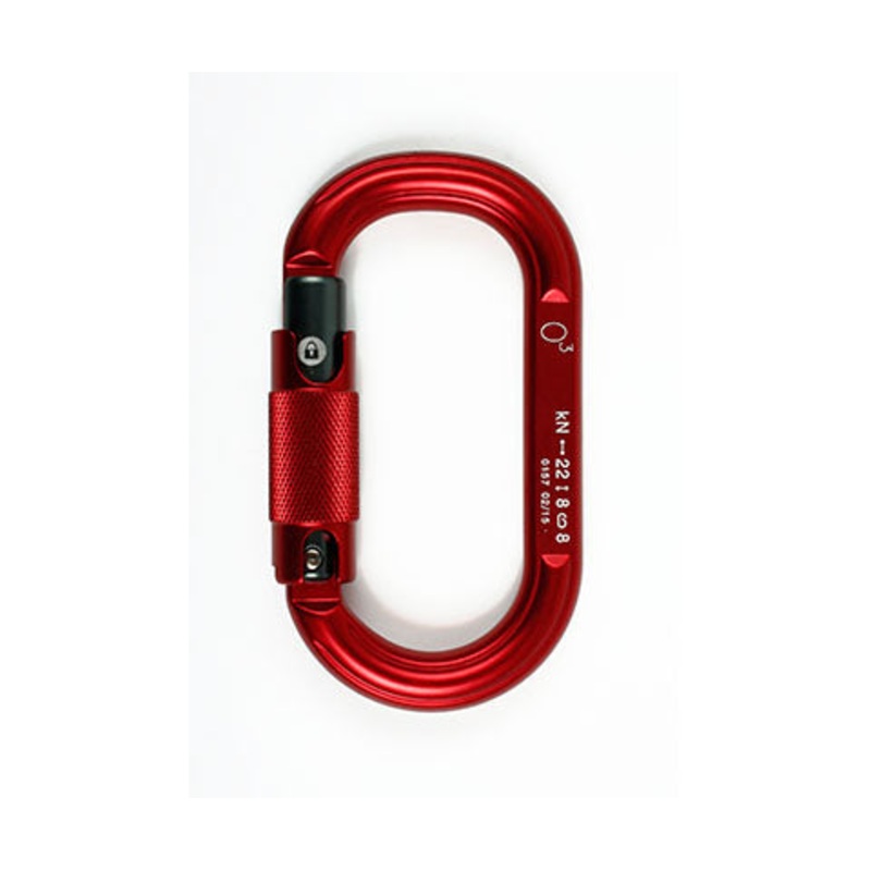 O3 Oval triple action gate Carabiner