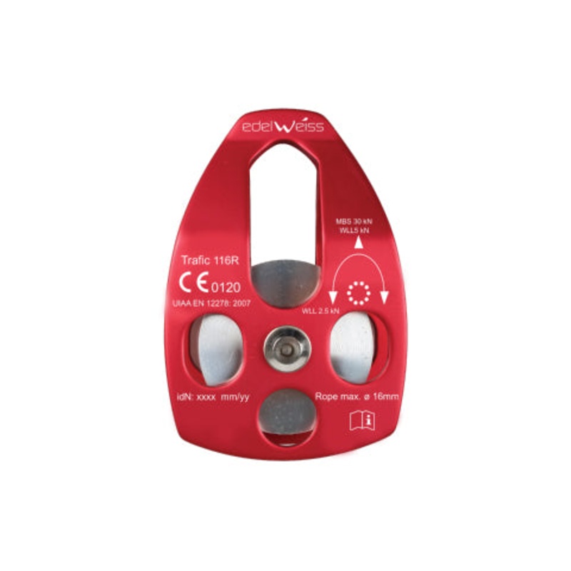 Single pulley TRAFIC 116R ball bearings