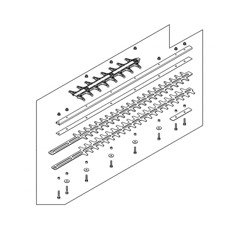 Blade Set Complete for Stihl HS 81 T, HS 82 T Hedgetrimmer