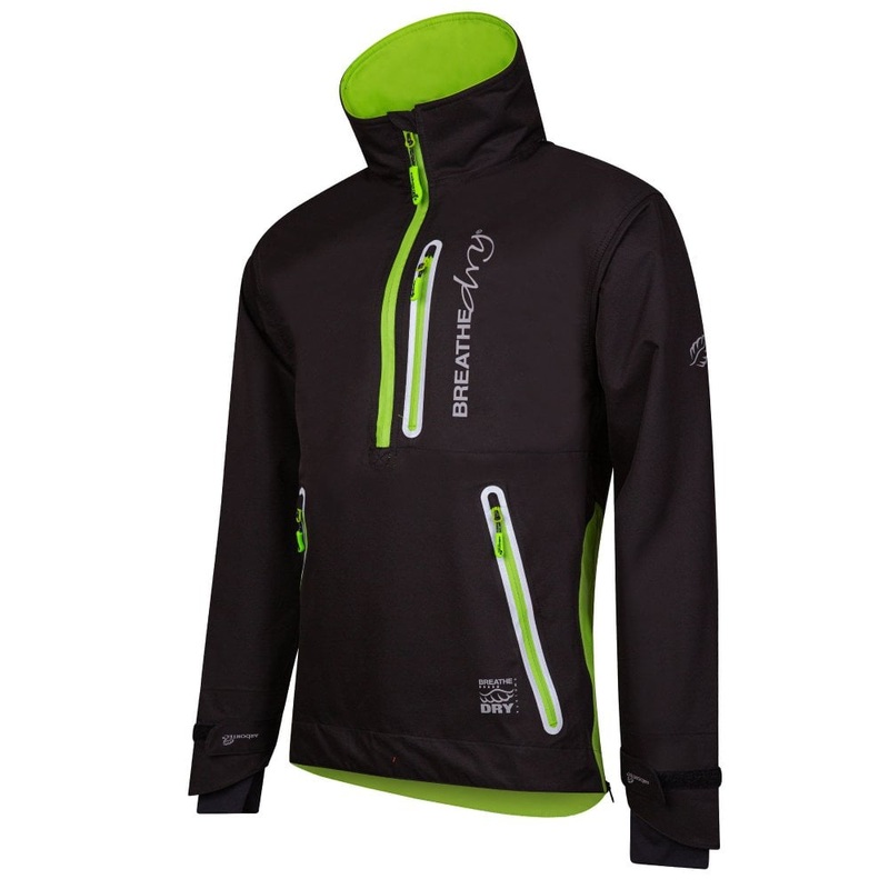 Breathedry Waterproof Smock Black & Lime