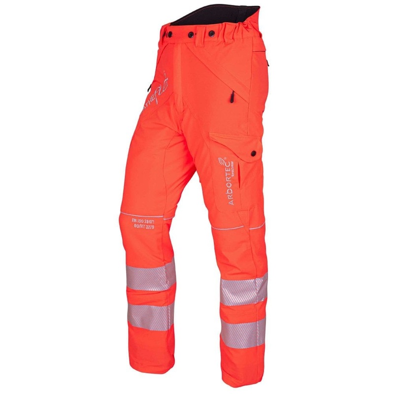 Breatheflex Chainsaw Trousers Design A Class 1 Hi Viz Orange