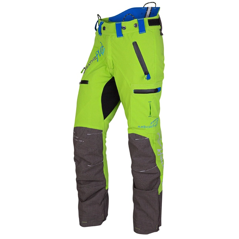 Breatheflex Pro Chainsaw Trousers Lime Type C