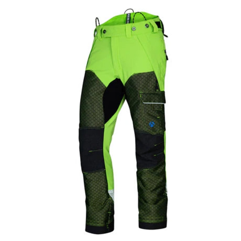 Breatheflex Pro Deep Forest Chainsaw Trousers Type A Lime