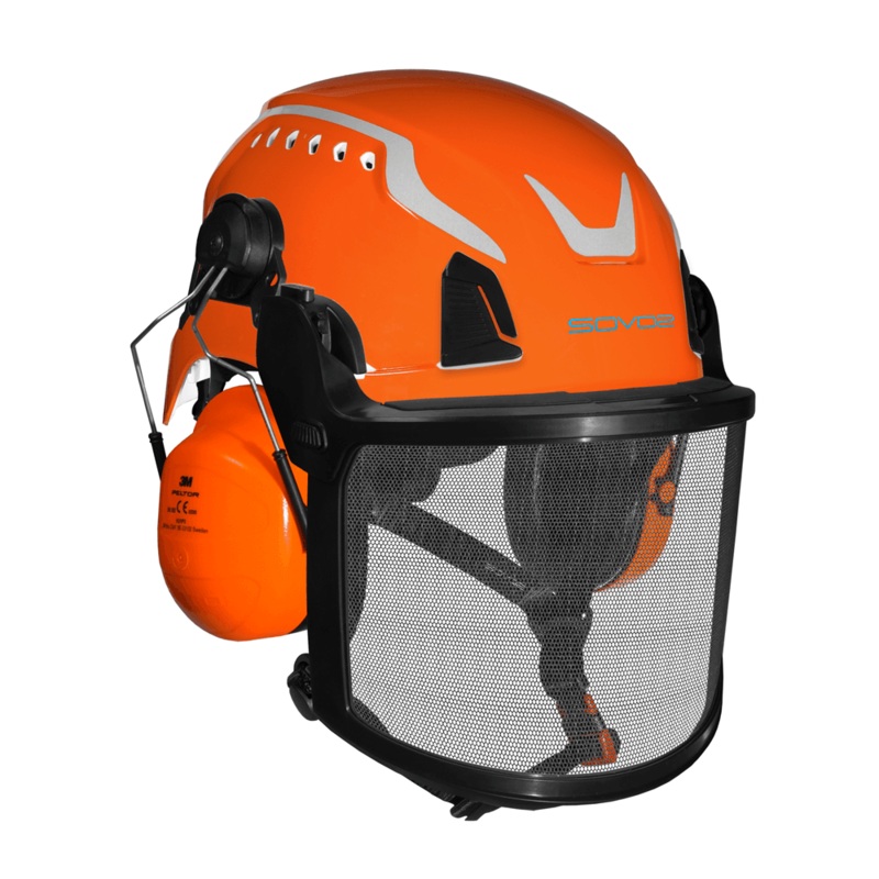 3200 Arborist Orange Chainsaw Helmet Kit