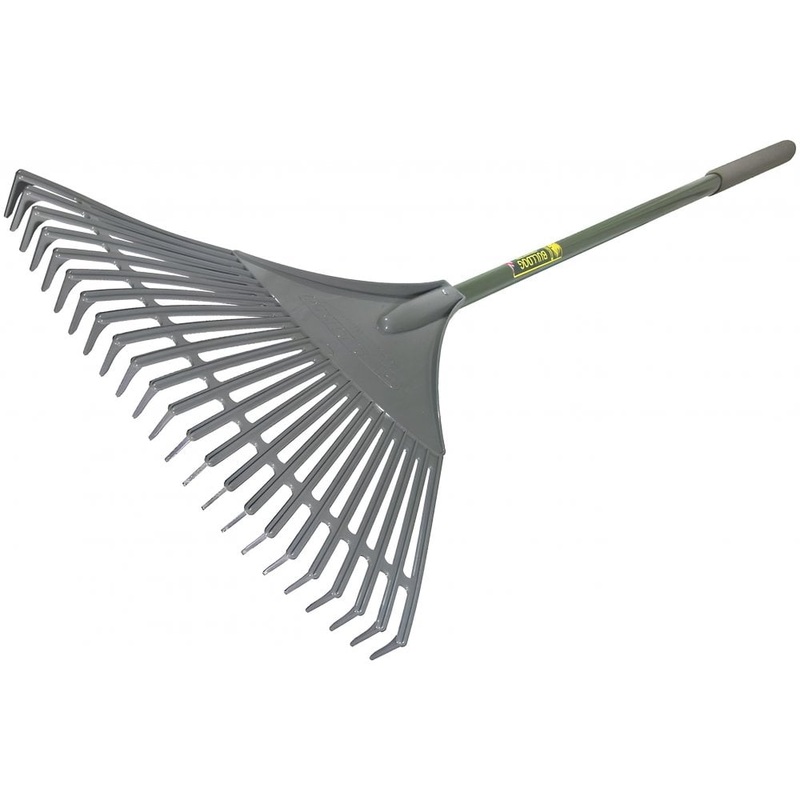 23 Tine Plastic Lawn Rake 54"