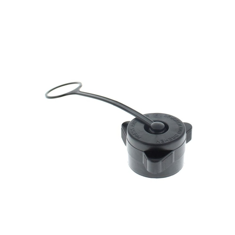 Childproof Cap Black for Fuels, Lubricants, Canisters