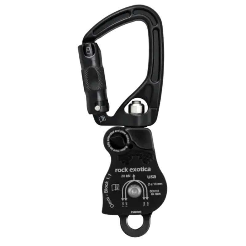 1.1" Omni-Block SwivaBiner Double Carabiner Pulley