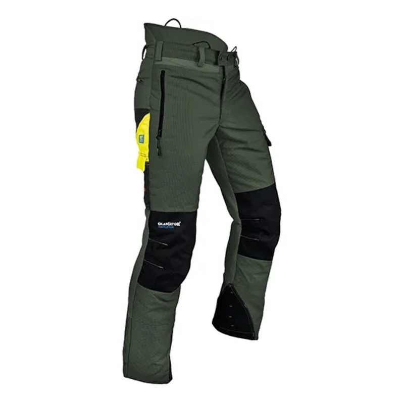 Ventilation Chainsaw Trousers Olive Type C