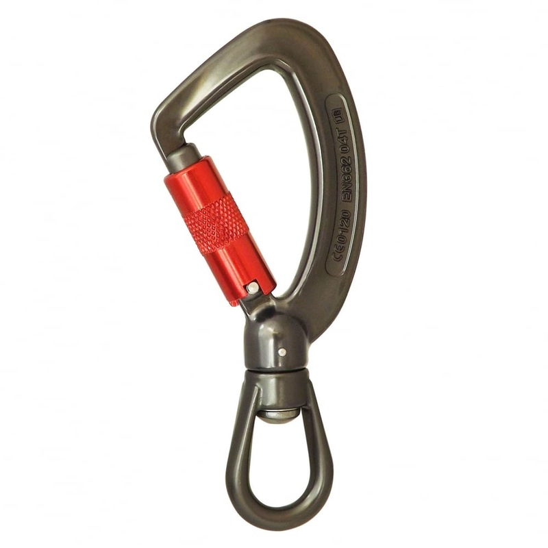 Twister Swivel Eye Supersafe Carabiner