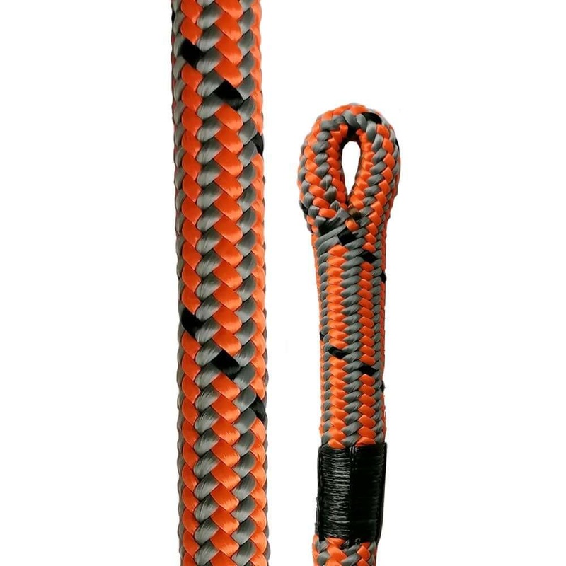 Vega Grey & Orange 11.7mm Climbing Rope