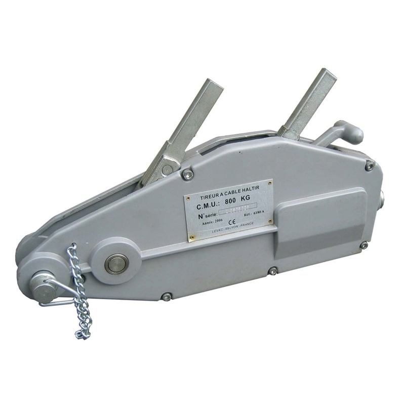 Wire Rope Winch with Cable & Handle