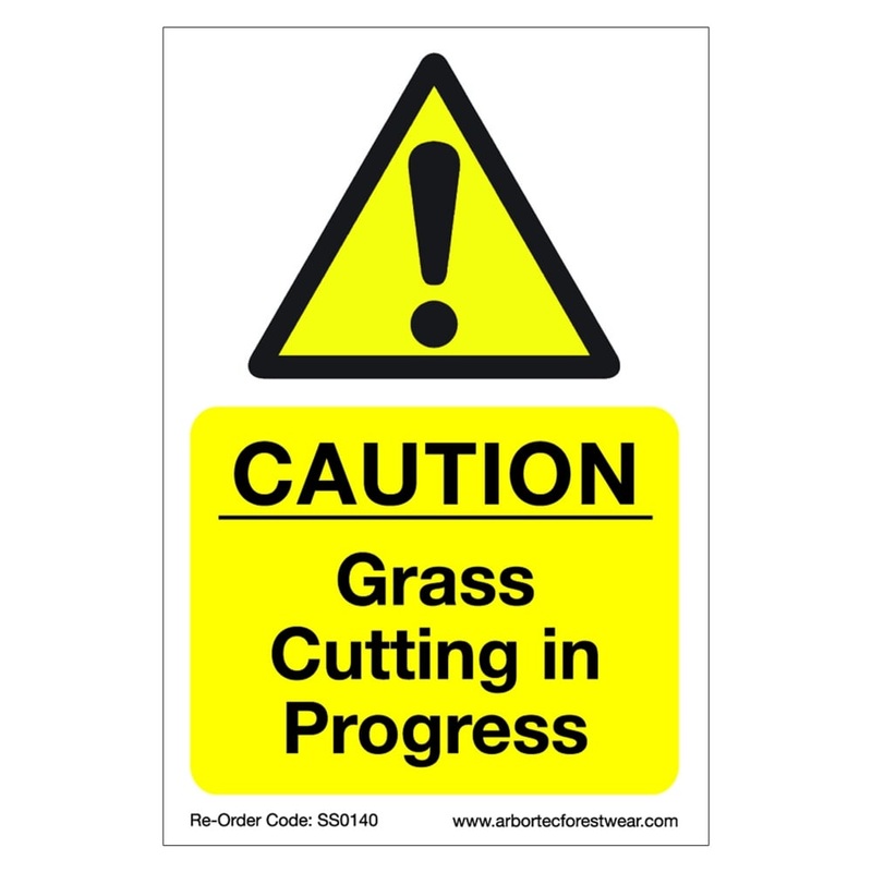 Correx Saftey Sign CAUTION Grass Cutting in Progress